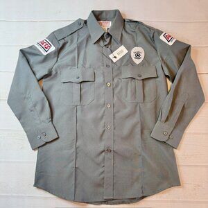 NWT - National Patrol - Men’s ACTS Security Officer Long Sleeve Uniform Shirt -